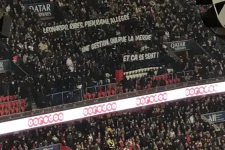 paris saint germain supporters leonardo guerre