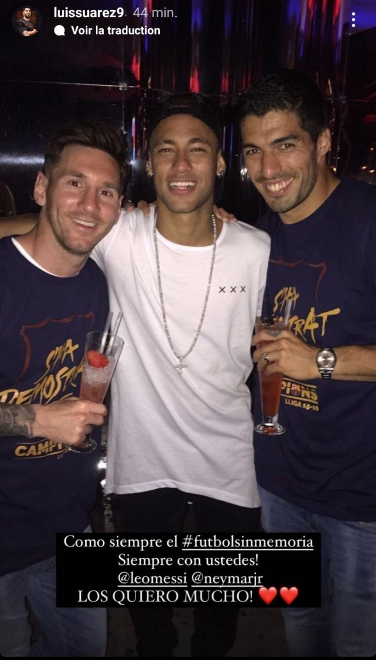 Messi, Suarez et Neymar