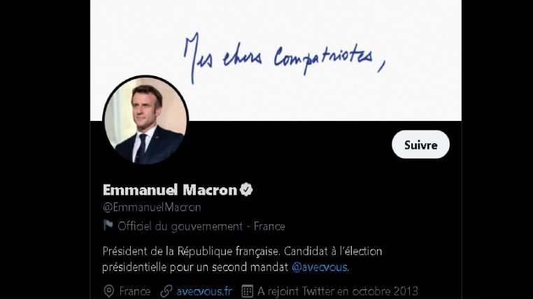 Emmanuel Macron : ce changement sur son compte Twitter depuis sa candidature qui ne passe pas inaperçue ! 