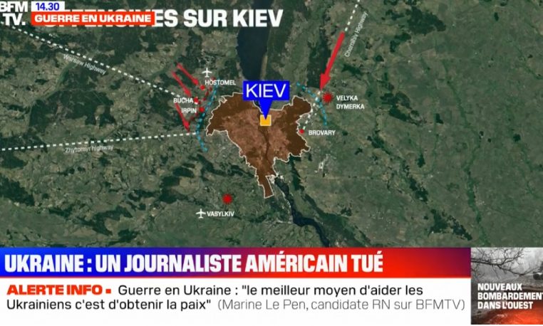 Guerre ukrainienne : un journaliste américain mort sous les balles, un autre blessé
