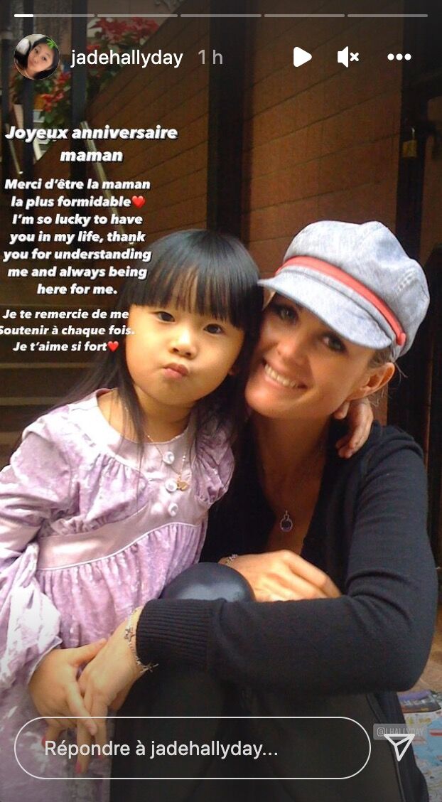 Message de Jade Hallyday