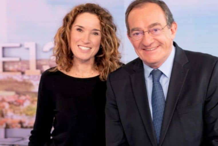 Marie-Sophie Lacarrau et jean pierre pernaud mort hommage