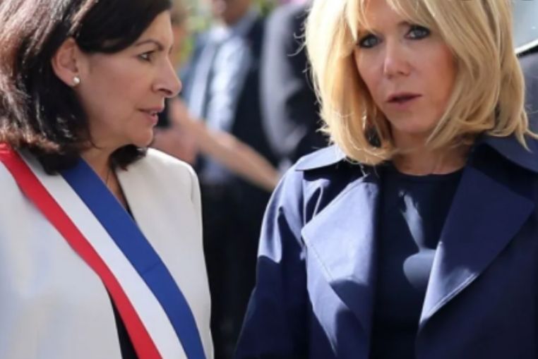 anne hidalgo brigitte macron cougar tacle clash