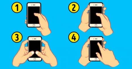 Test de personnalité : la manière de tenir votre téléphone portable