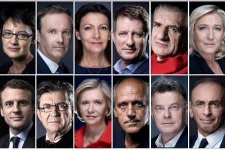 sondage candidat en tête chiffres mars 2022