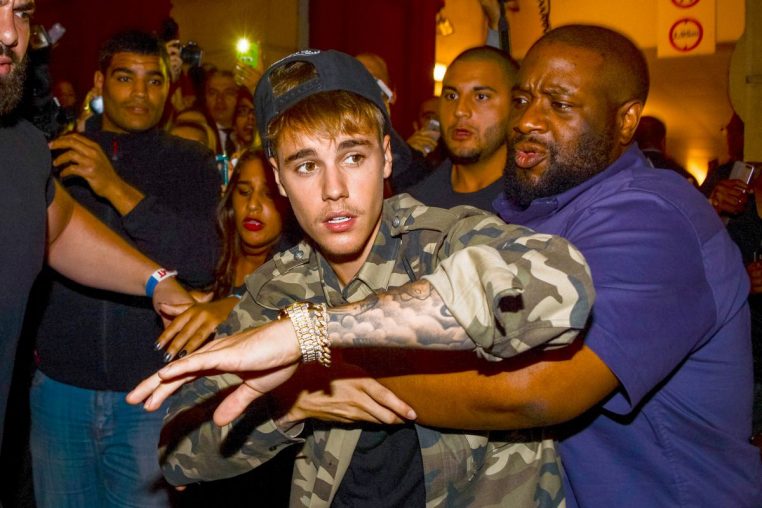 Gardes du corps Justin Bieber