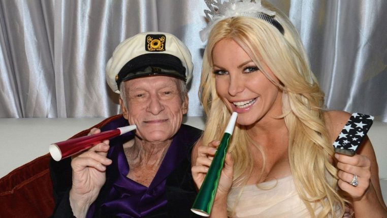 Crystal Harris et Hugh Hefner