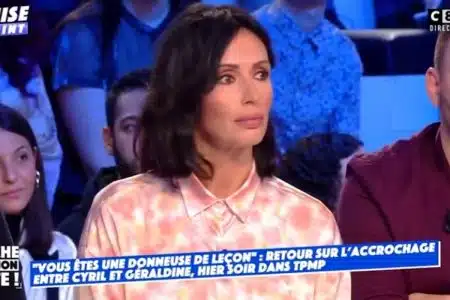Géraldine Maillet Cyril Hanouna accrochage
