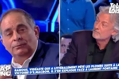 Laurent Fontaine et Gilles Verdez dans TPMP clash video