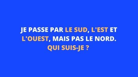 énigme et orientation