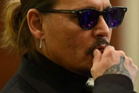 coupé doigt johnny depp amber heard proces