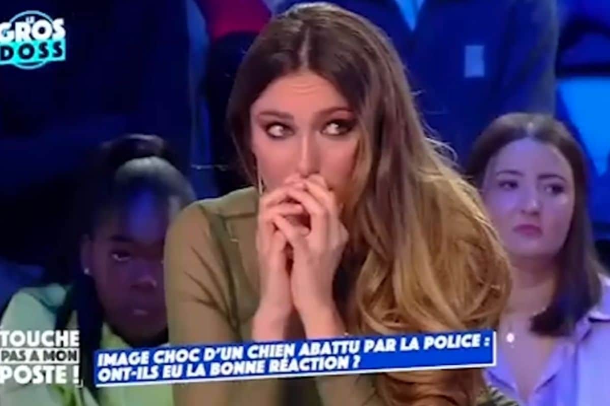 delphine wespiser pleures tpmp clash cyril hanouna chien battu police
