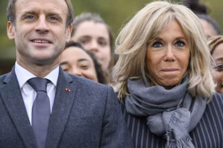 emmanuel brigitte macron jeans basket calins vestiaires