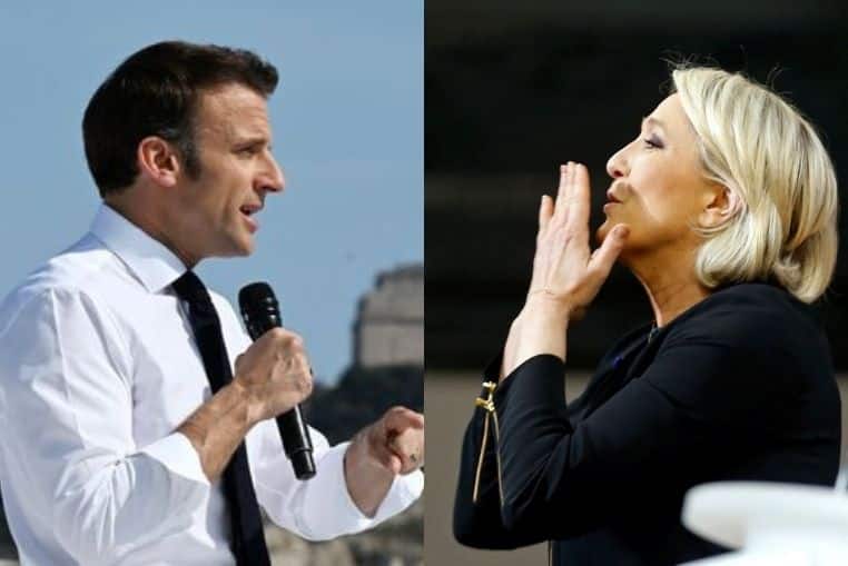 presidentielle france second tour marine le pen emmanuel macron sondage