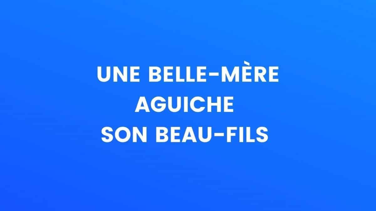 Blague du jour : une belle-mère aguiche son beau-fils