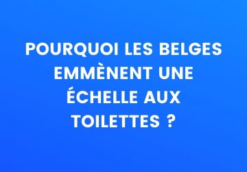 Blague des Belges aux toilettes