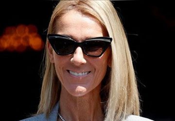 Céline Dion tout simplement méconnaissable ! Elle resplendie en robe satinée décolletée XXXL et cheveux raides !