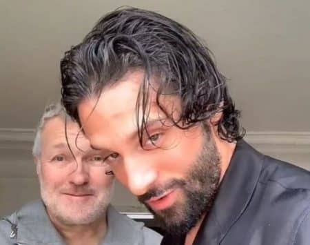 Laurent Ruquier et Hugo Manos cliché exclusif