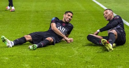 Mbappé et Hakimi
