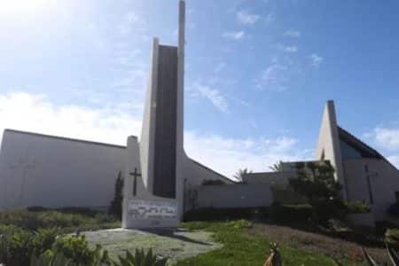 fusillage église californie