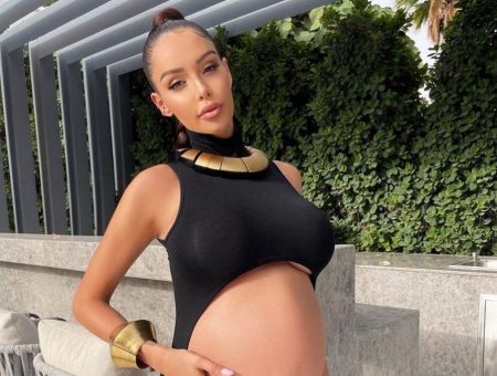 nabilla arrivee cannes robe