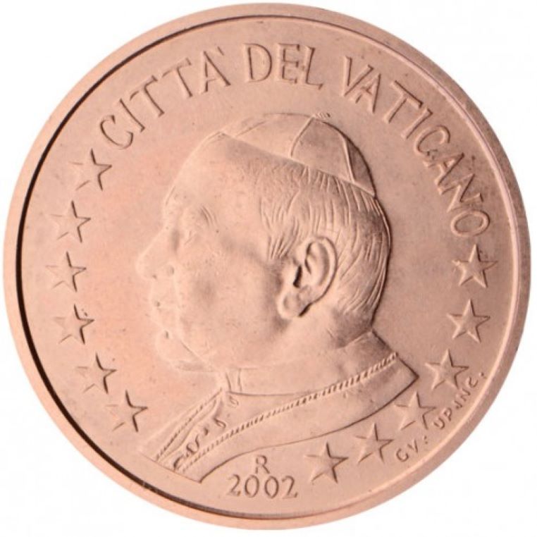 vatican 1 centime 2002