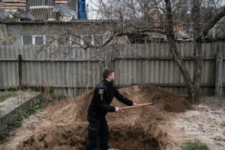 cadavres corps retrouvés à Boutcha ukraine guerre
