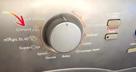 lave linge programme rapide