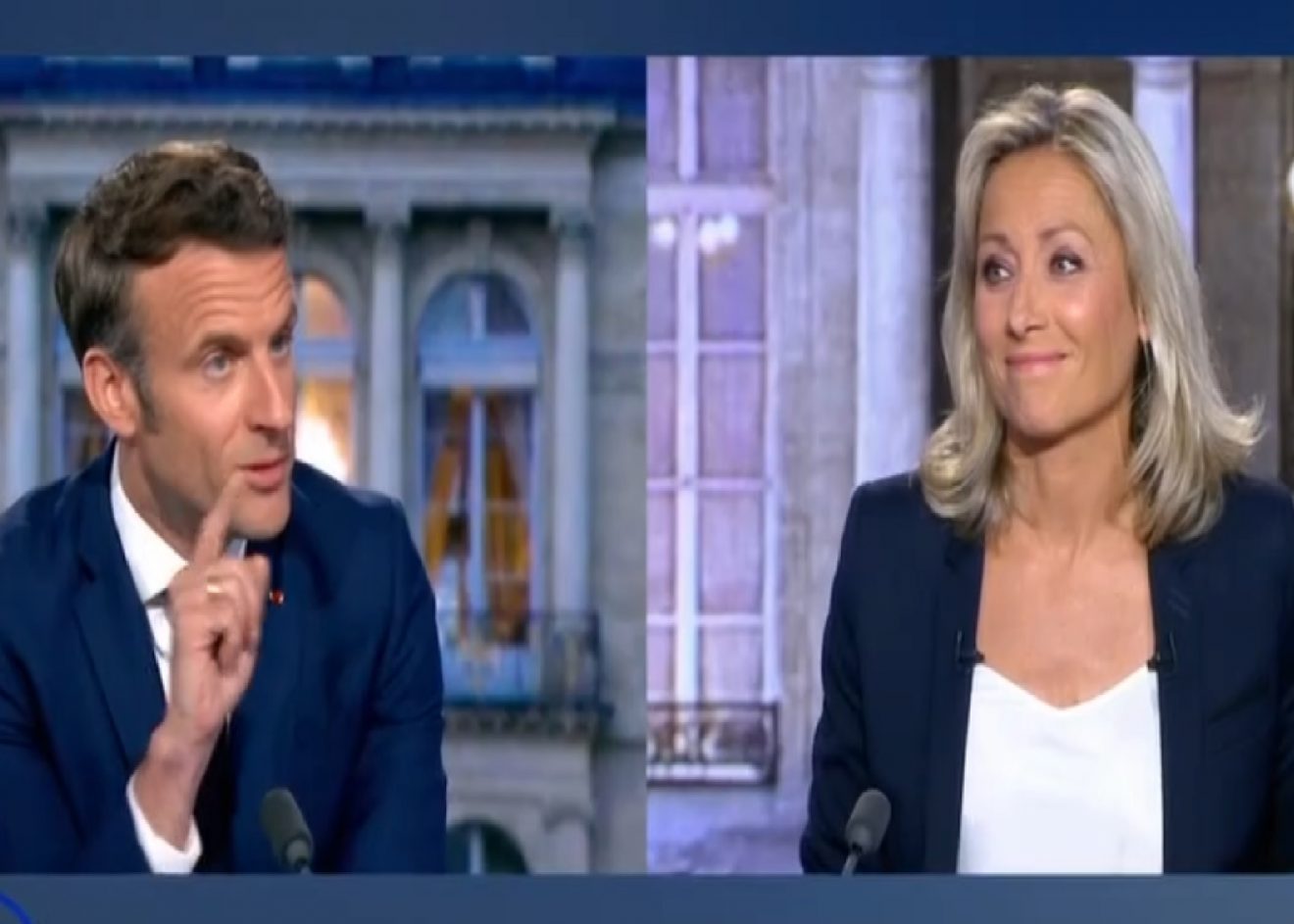Anne-Sophie Lapix : après avoir été évincée de l'entre-deux-tours, sa relation avec Macron a considérablement changé
