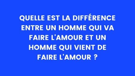 Blague faire amour
