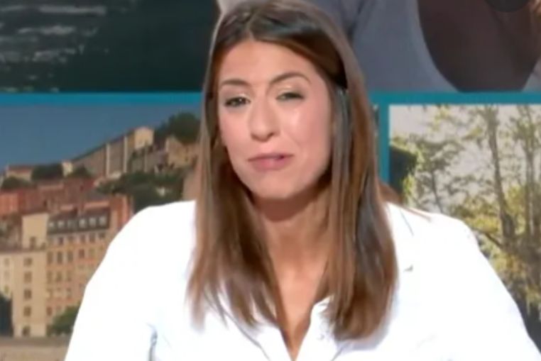 Hélène Mannarino en larmes LCI