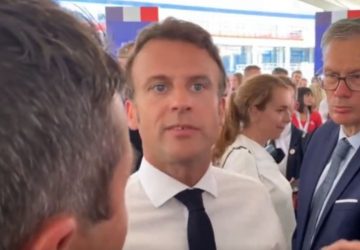 emmanuel macron tente de parler comme chirac reactions