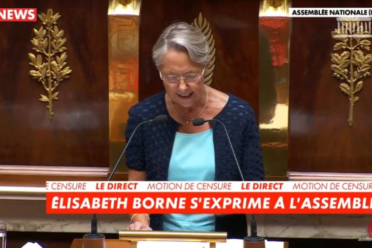 motion censure elisabeth borne assemblee remplacee