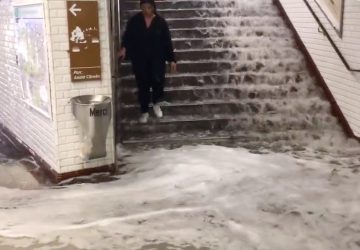 Inondations metro pluie