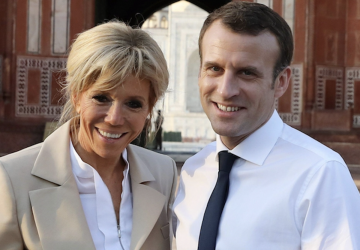 emmanuel macron brigitte pizzeria