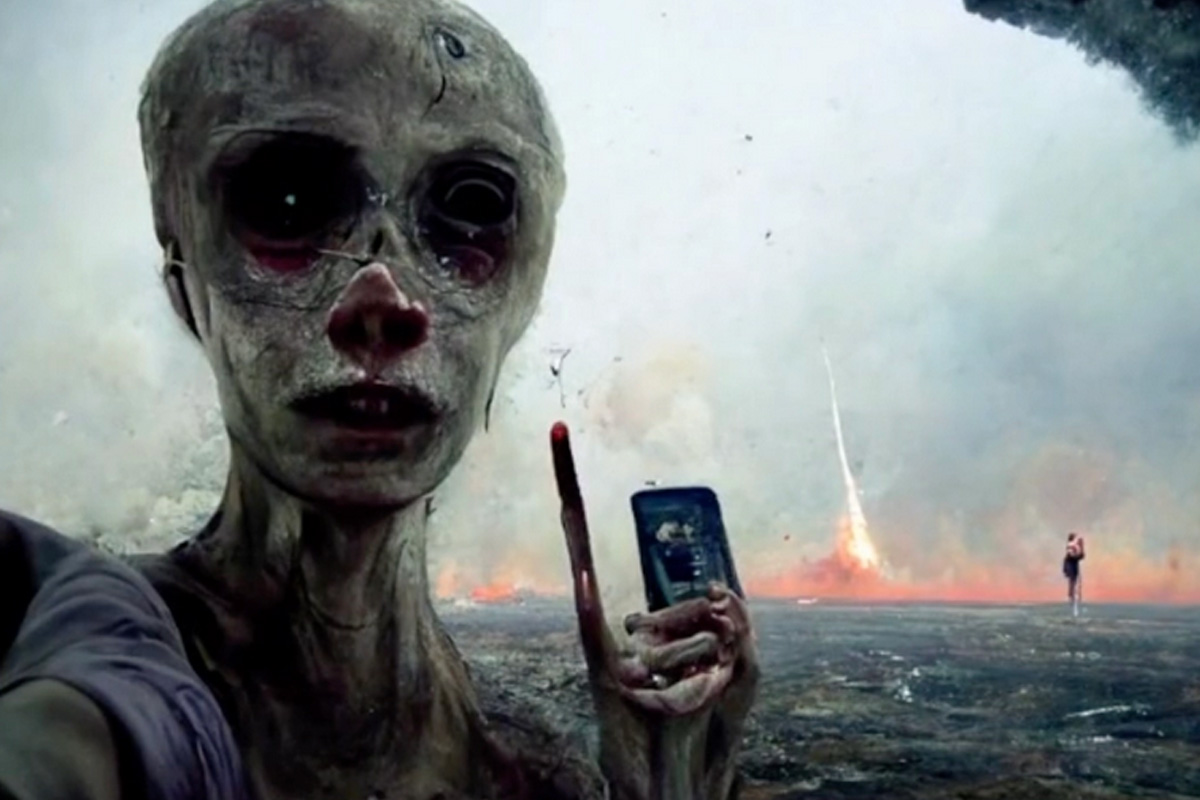 robot selfie histoire fin du monde