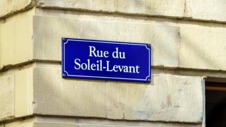 le noms de la rue