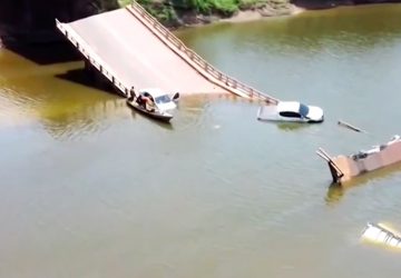 Pont effondré au Brésil