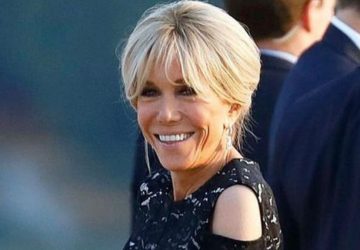 brigitte macron paire baskets no name