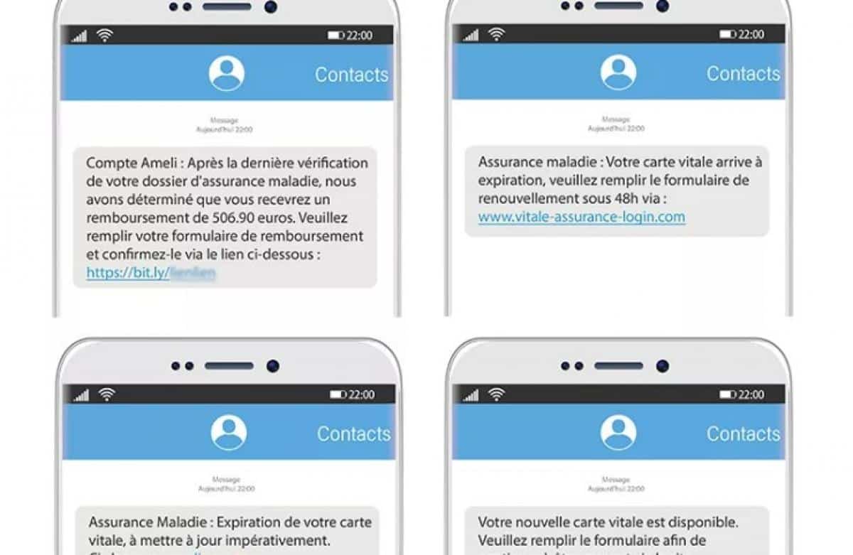 Faux SMS de l'Assurance maladie : un couple arnaqué de 3000 euros