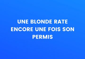 blonde permis