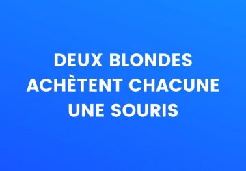 blague blondes