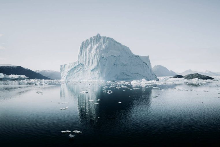 glacier antarctique fonte plages