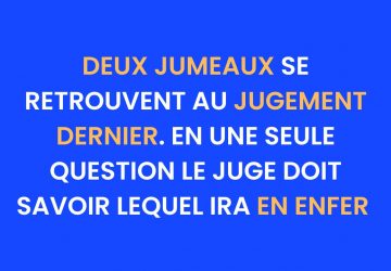 enigme jugement