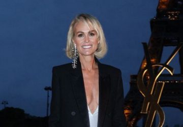 laeticia hallyday defile saint-laurent