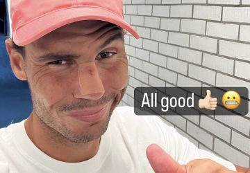 rafael nadal instagram raquette ko us open