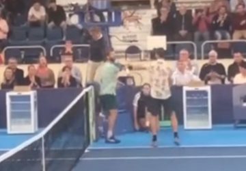 tennis bagarre video corentin moutet