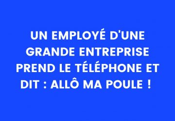 blague employé