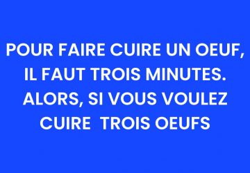 Enigme des oeufs