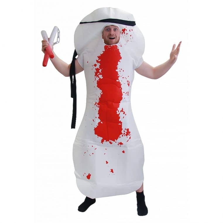 déguisement halloween serviette hygiènique